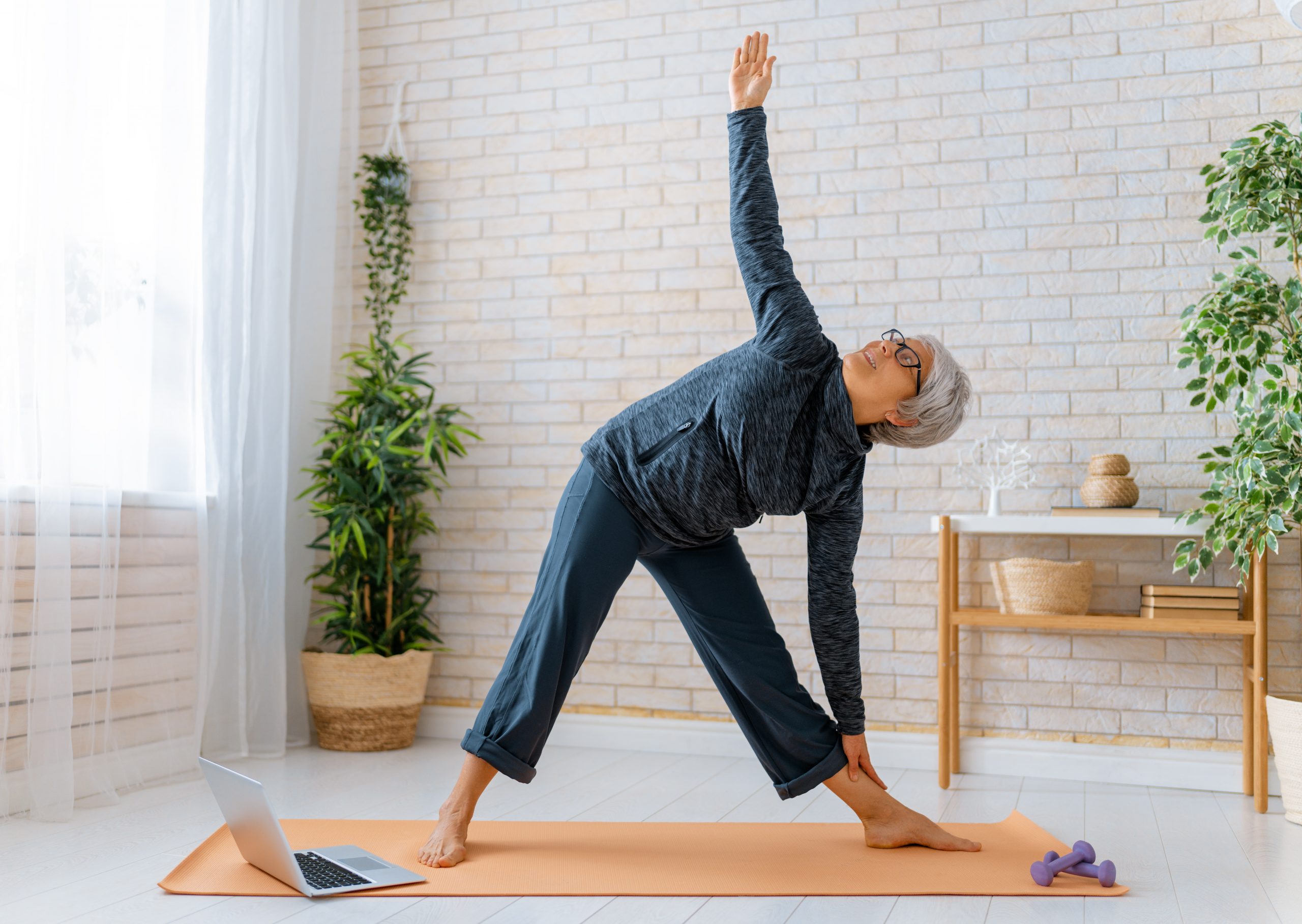 Using yogabased exercise to improve the wellbeing of older adults